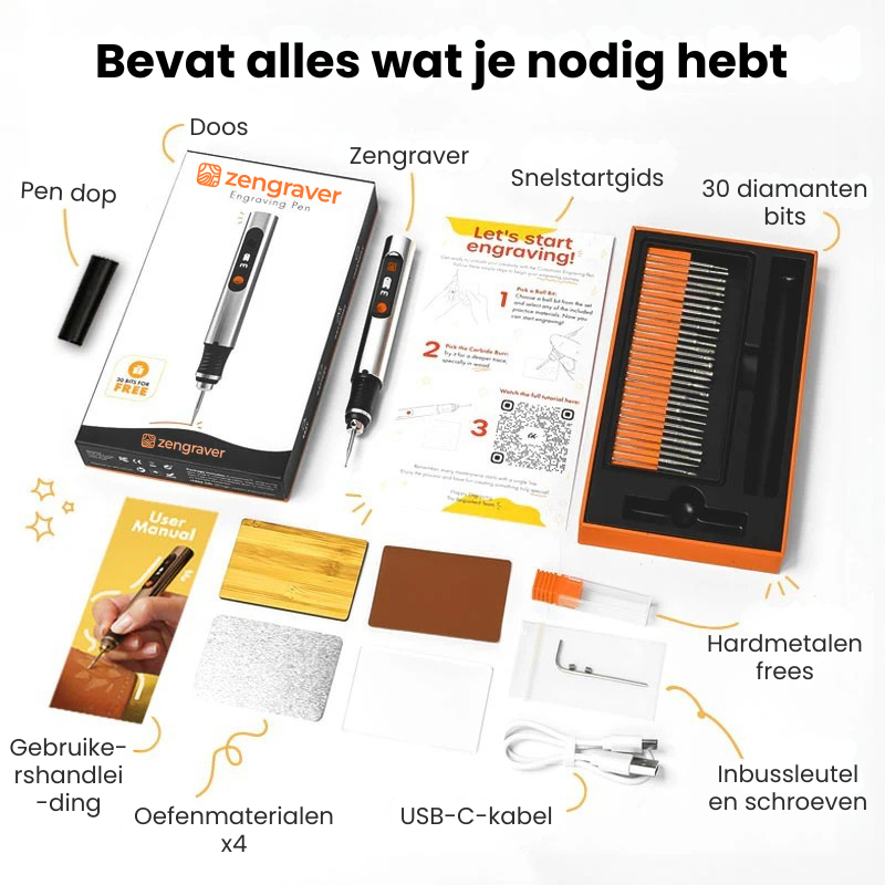 De originele Zengraver graveerpen